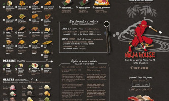 Ninja House menu