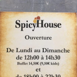 Spicy House Carte