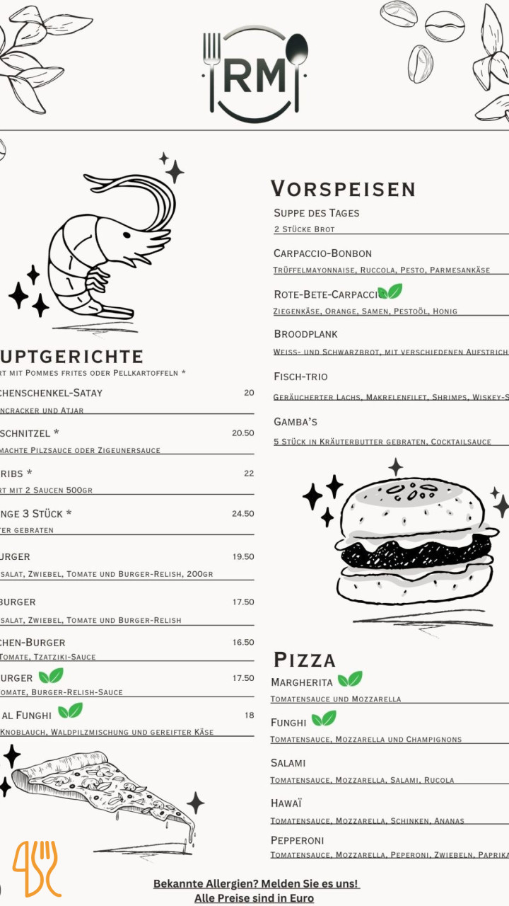 Restaurant Medemblik Carte