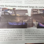 De Palmboom Speisekarte