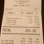 L'arlequin Speisekarte