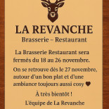 La Revanche Carte
