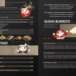 The Eight Sushi Carta
