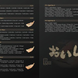 The Eight Sushi Carta