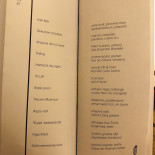 The Jane Speisekarte