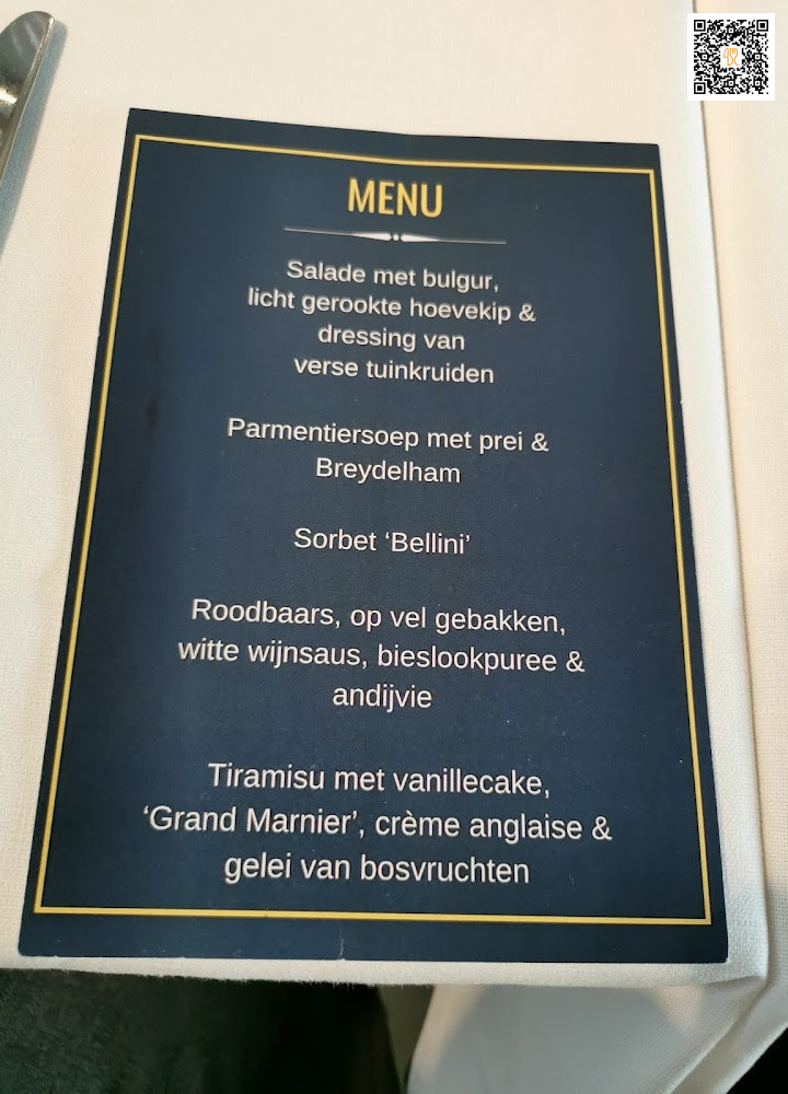 Présence Speisekarte