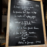 Lesse Capade Menu