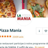 Pizza Mania Carte