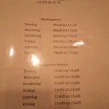 De Schipperin Cardápio