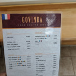 Govinda's Speisekarte