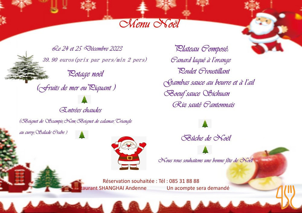 Shanghai Speisekarte