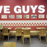 Five Guys Brussel Dentro