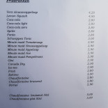 Brasserie De Drie Fonteinen Carte