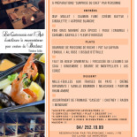 La Table Toquée Carte