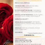 La Table Toquée Carte