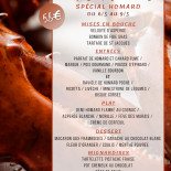 La Table Toquée Carte