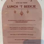 't Beekje Koffie, Ontbijt, Lunch En Lekkers Carte