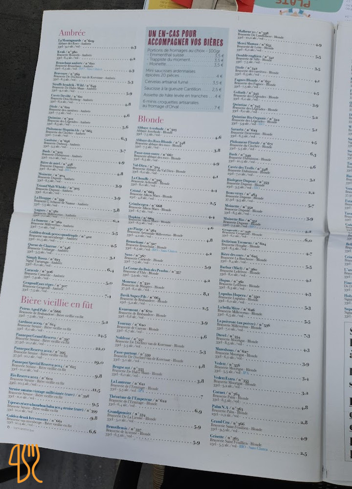 La Marelle Café Speisekarte