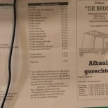 De Brug Menu