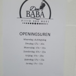 Den Baba Speisekarte