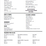 Manzo's Tapas Bistro Carte