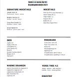 Manzo's Tapas Bistro Carte