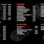 Cafetaria De Jongens Carte