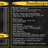 Frituur De Pier Carte