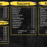 Frituur De Pier Carte