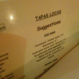 Tapas Locas Speisekarte
