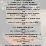 Bistro Molendorp Speisekarte