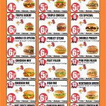 Chicken Mc Speisekarte