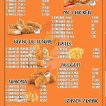 Chicken Mc Speisekarte