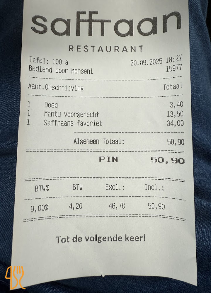 Saffraan Eindhoven Carte