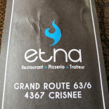 Pizzeria Etna Carte