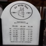 Taverne De Witte Haas Carte