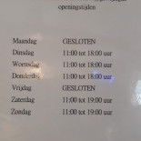 Taverne De Witte Haas Carte