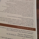 't Zoet Gemoed Carte