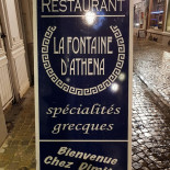 La Fontaine D'athena Chez Dimitri Speisekarte