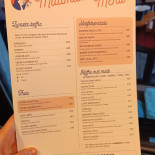 Madmum Coffee Roasters Tiensestraat Carte