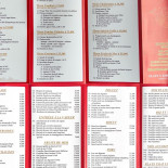 Au Soleil D'hiver Speisekarte