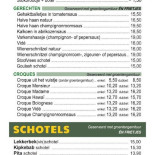 Frituur Mullerhof Carte