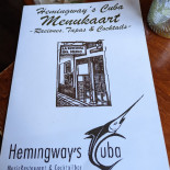 Hemingway's Cuba Carta
