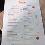 Café Harlem Menu