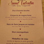 Le Seraphina Menu