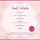 Le Seraphina Menu