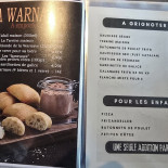 La Warnave Menu