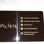 L’ana Thème Menu