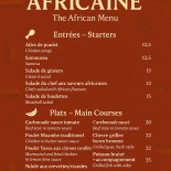 L’ana Thème Menu