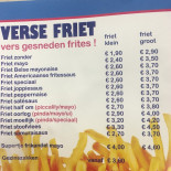 Cafetaria Marktzicht Vof Carte